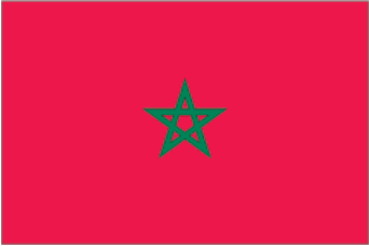 bandiera Marocco Al - Magrib